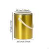 Empty Paint Can Metal Bucket Sturdy Multifunctional Rustproof Iron Paints Container with Lid
