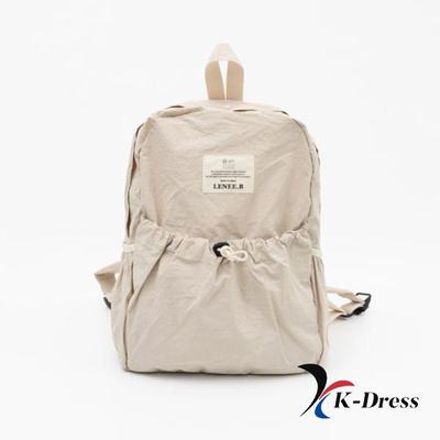 LENEE B String Rucksack, Elfenbein, Täglicher Unisex-Reiserucksack für Studenten, Laptoptasche für Berufstätige