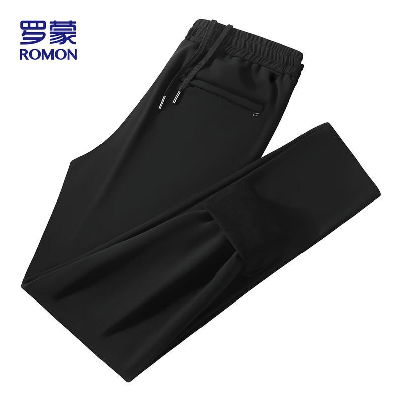 ROMON Men's Warm Fleece-Lined Casual Pants 802
