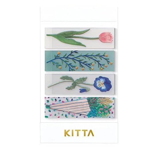 KING JIM Masking Tape KITTA Clear Flower KITT009 B0B213SXZQ
