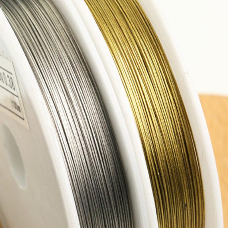 Inelastic Plastic-Coated Soft Steel Wire, Beaded Lead, Lead Pin, Fine Steel Wire Necklace, Steel Wire Bracelet Diy Accessories Material