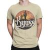 Men's T-Shirt Kyuss Sunset 1987 Queens Vintage Pure Cotton Tee Shirt Short Sleeve  T Shirts Round Collar Clothing 6XL