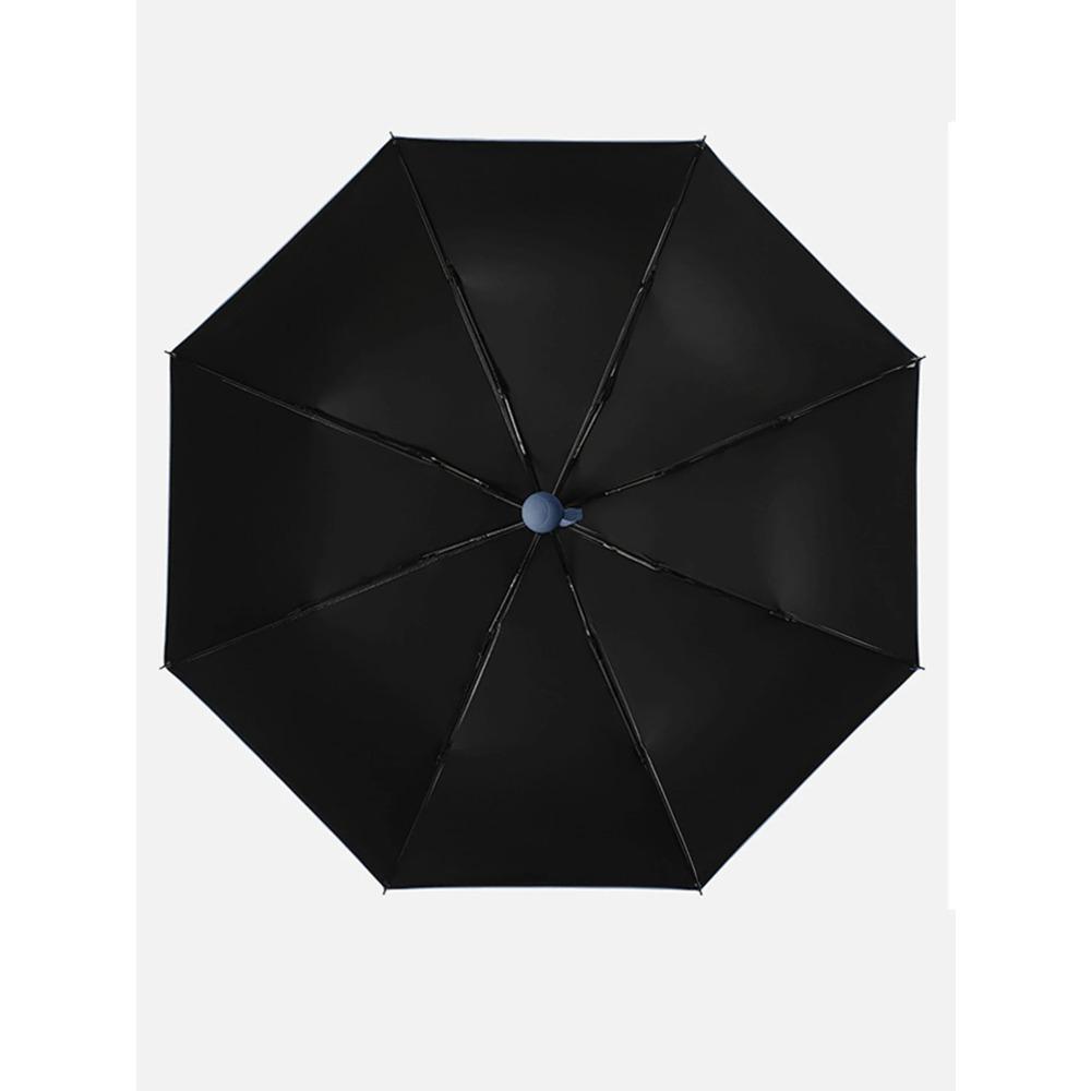 Minimalist Morandi Fully Automatic Umbrellas, Three Fold Solid Color Folding Men's and Women's Sunshade Umbrellas
