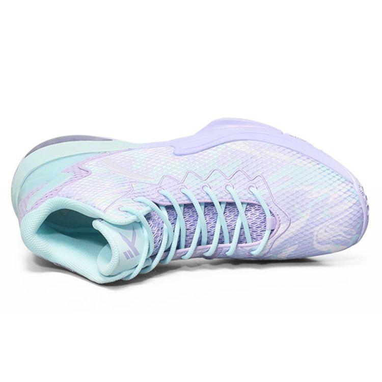 Anta KT3 Thompson 3 Team Støtdempende Sklisikre Slitesterke Lavsko Basketballsko Herre sneaker Lilla Blå 11741105-14
