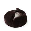 Men's Genuine Leather Lei Feng Hat - Warm Winter Ear Protection for Seniors and Dad