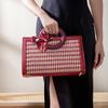 Sende Freundin Hochzeits-Handtasche Qixi-Fest Sende Geschenktasche Damen-Tasche Hochzeit Tausend Vögel Gitter