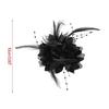 Feathers Flower Hair Accessories Wedding Party Floral Mesh Veil Headband Hairpin