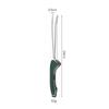 Silver Stainless Steel Bbq Tongs Non Slip Easy Clean Reusable Cooking Utensils For Serving Food Camping Bbq Buffet Oven Tools