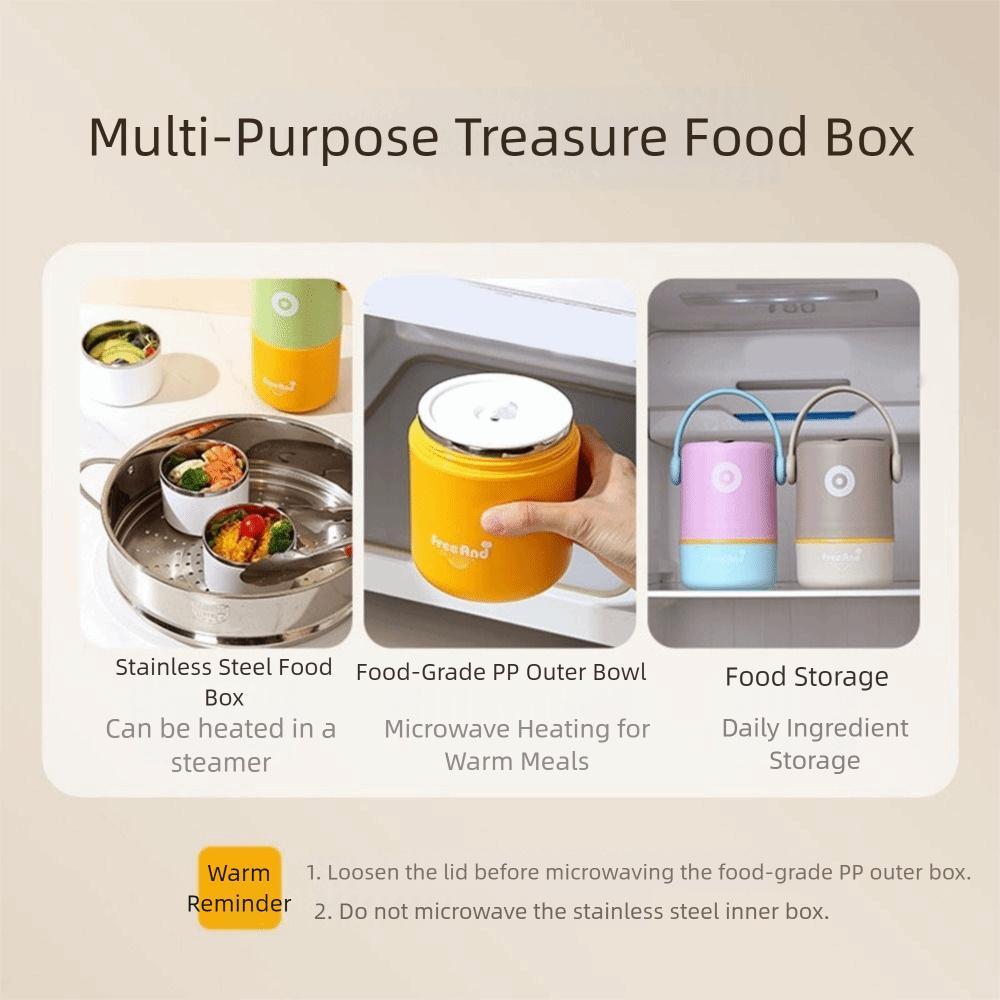 Sealed Double Layer Food Box Large Capacity Insulated Lunch Box Food Storage Container  Outdoor