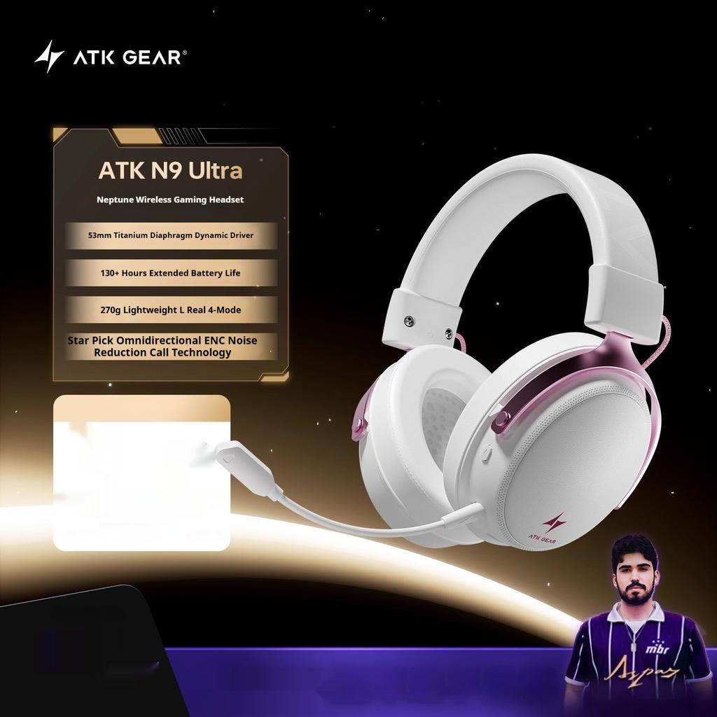 ATK N9 Pro Ultra Quad-Mode Bluetooth Earphones Custom, 8 Speed Intelligent Adjustment, SpeedX Gen 2, HUB 3.0 Audio System Gift