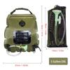 Durable 20L Outdoor Travel Camping Shower Water Bag Solar Heating Portable Shower Camping Hiking Climbing Bath Equipment