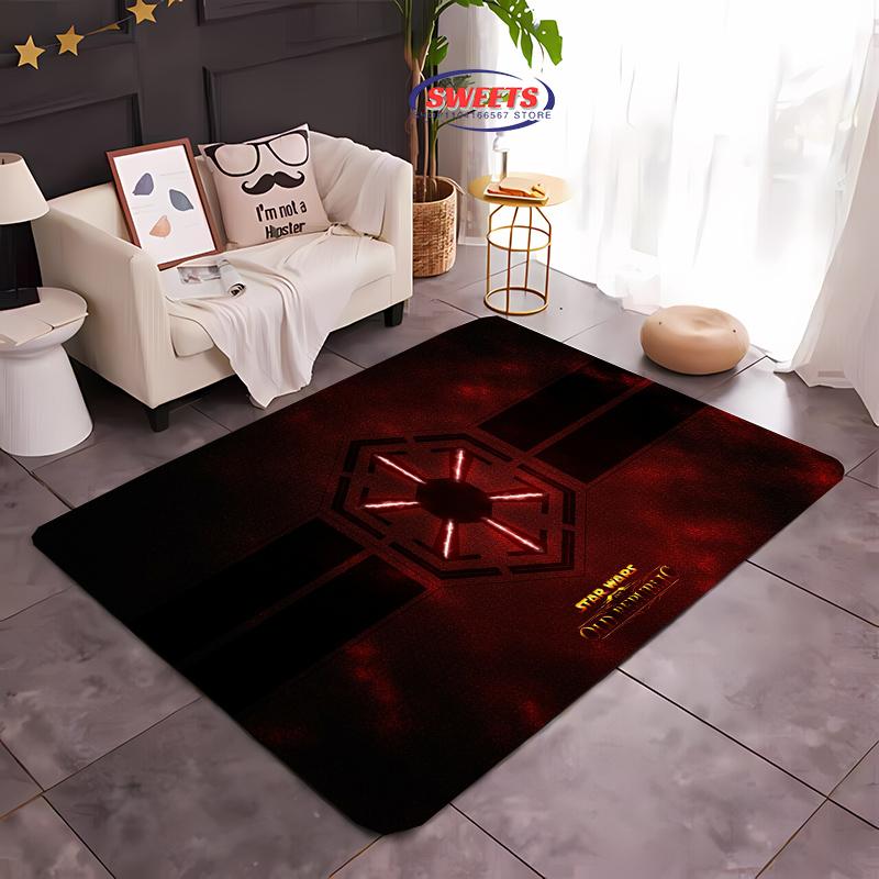 Next Day Shipping Classic L0G0 Printed Carpet,Living Room Bedroom Office Children's Room of Choice,Non-slip Machine Washable Mat