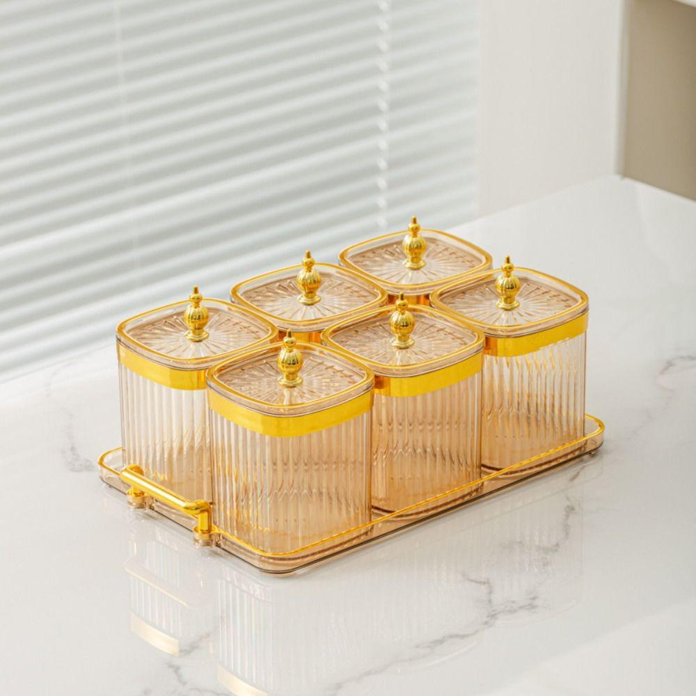 Exquisite Storage Box Creative Storage Can Multipurpose Seasoning Jar Set  Home
