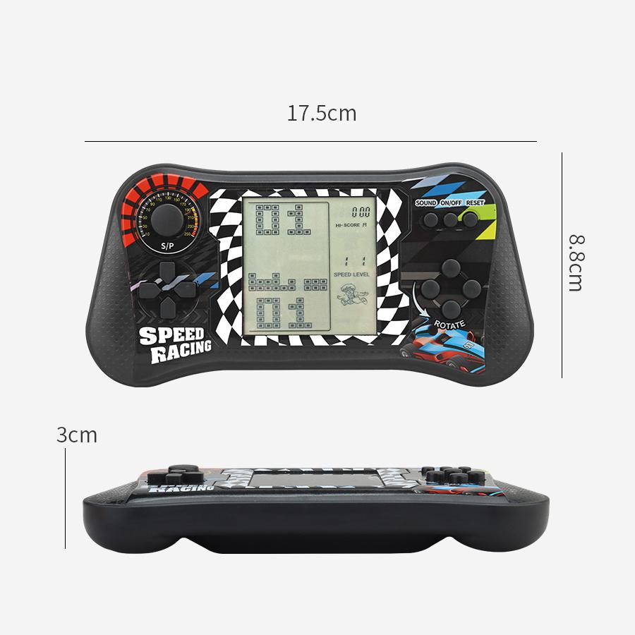 Classic Cube Elimination Game Console, Palm Machine, Training Thinking, Children's Educational Strategy Toy, Retro Large Screen Machine