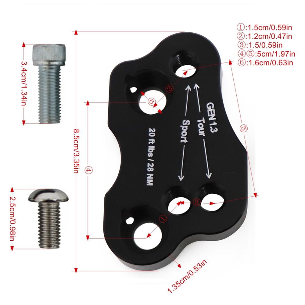 Motorcycle Handle Bar Clamp Raised Extend Handlebar Mount Riser For HONDA Gold Wing 1800 GL1800 GL 1800 2018-2023