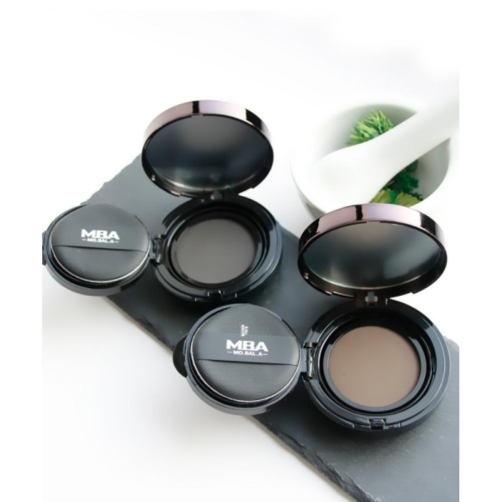 Daycellcosmetics [satch Top Cover] Hair Derma Hair Cushion  Deep Brown Natural Black 