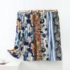 Pantalons d'été pour femmes à imprimé floral en rayonne, jambes larges, légers, décontractés, amples, loungewear, élégants, pour l'extérieur, longs pantalons de pyjama