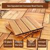 Tablas de Suelo de Madera Antisépticas para Exteriores para Jardín, Balcón y Patio