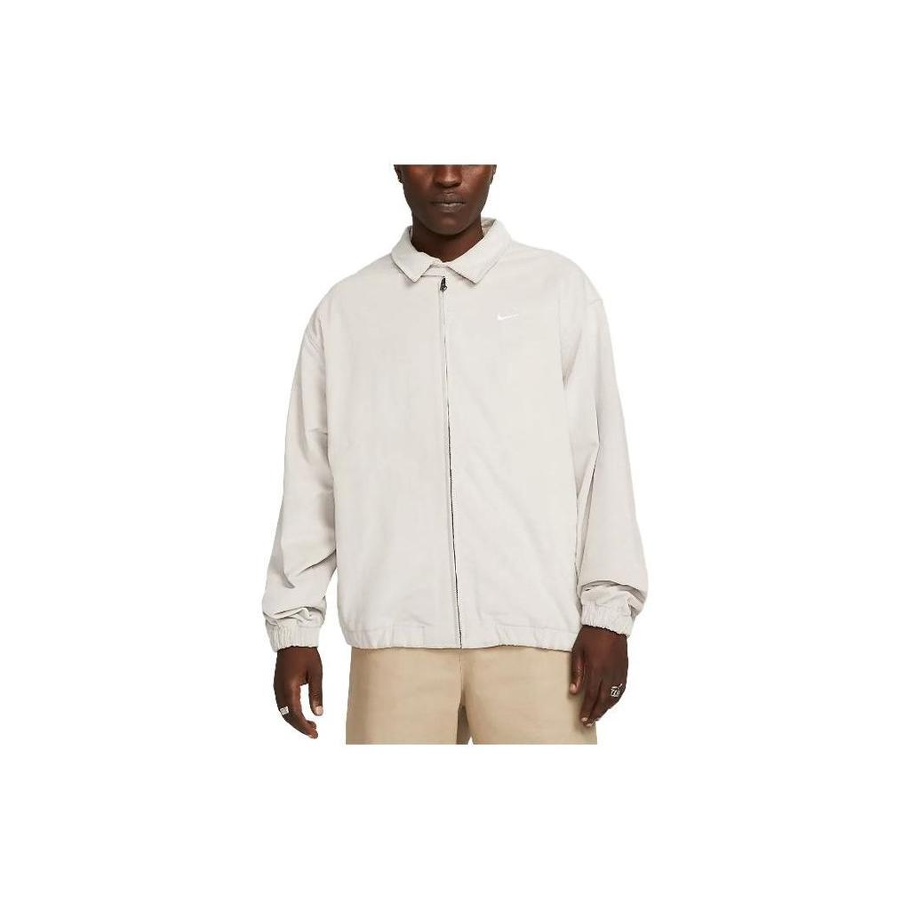 Nike Life Harrington Cord Jacket Beige Men Streetwear DX9070-012