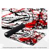 Red Black Ink Splash Mouse Pad Desk Mat Keyboard Pad XXL Large Non-Slip Rubber Table Mat for PC Gaming Office Home Desktop Decor