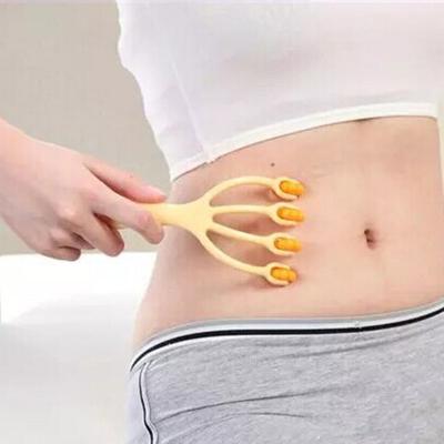 1pcs Hand-held Full-body Relaxation Massage Comb Four-claw Roller Head Scalp Neck Foot Massage Relaxation Health Tool