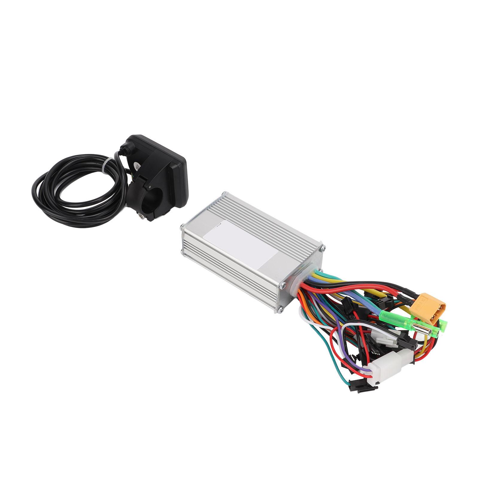 

Bike Conversion Controller 36 48V 350W 3 Modes Scooter Brushless Motor with LCD Display USB Headlight Interface