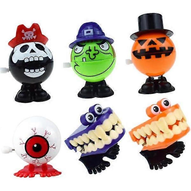 1 Set 6pcs Jumping Toys Halloween Baby Toys Baby Toys Wind Up Toy Jumping Toy Halloween Toy Baby Halloween Toys Halloween Toys for Toddlers
