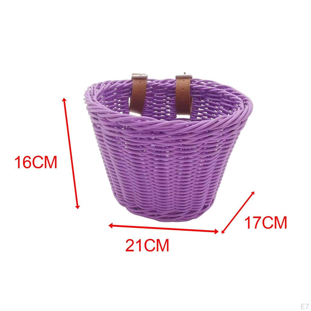 Kids Bike Basket - Front Handlebar Carrier for Young Riders