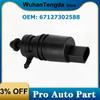 67127302588 New Vehicle Windshield Washer Pump Windscreen Hydraulic Motor Replacement Car Water Jet Motor (Black) for BMW