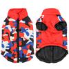 Winter Warm Dog Jacket For Small Medium Dogs Cat Windproof Waterproof With D-ring Puppy Camouflage Clothes Schnauzer Pet Costume