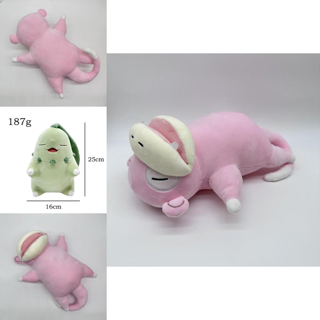 Pokemon Slowpoke Cubone Chikorita Sleep Series Plush Toys With Pp Cotton Fill For Kids And Bedroom Decor