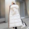 Women Winter Fur Padded Down Cotton Parkas Jacket