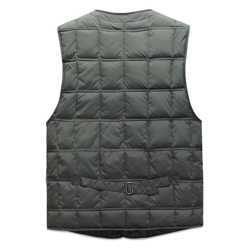 Duck Down Sleeveless Jacket for Men Winter Windbreaker Parka Warm Thick Vest Male Casual Outerwear Snow Waistcoat with Pockets