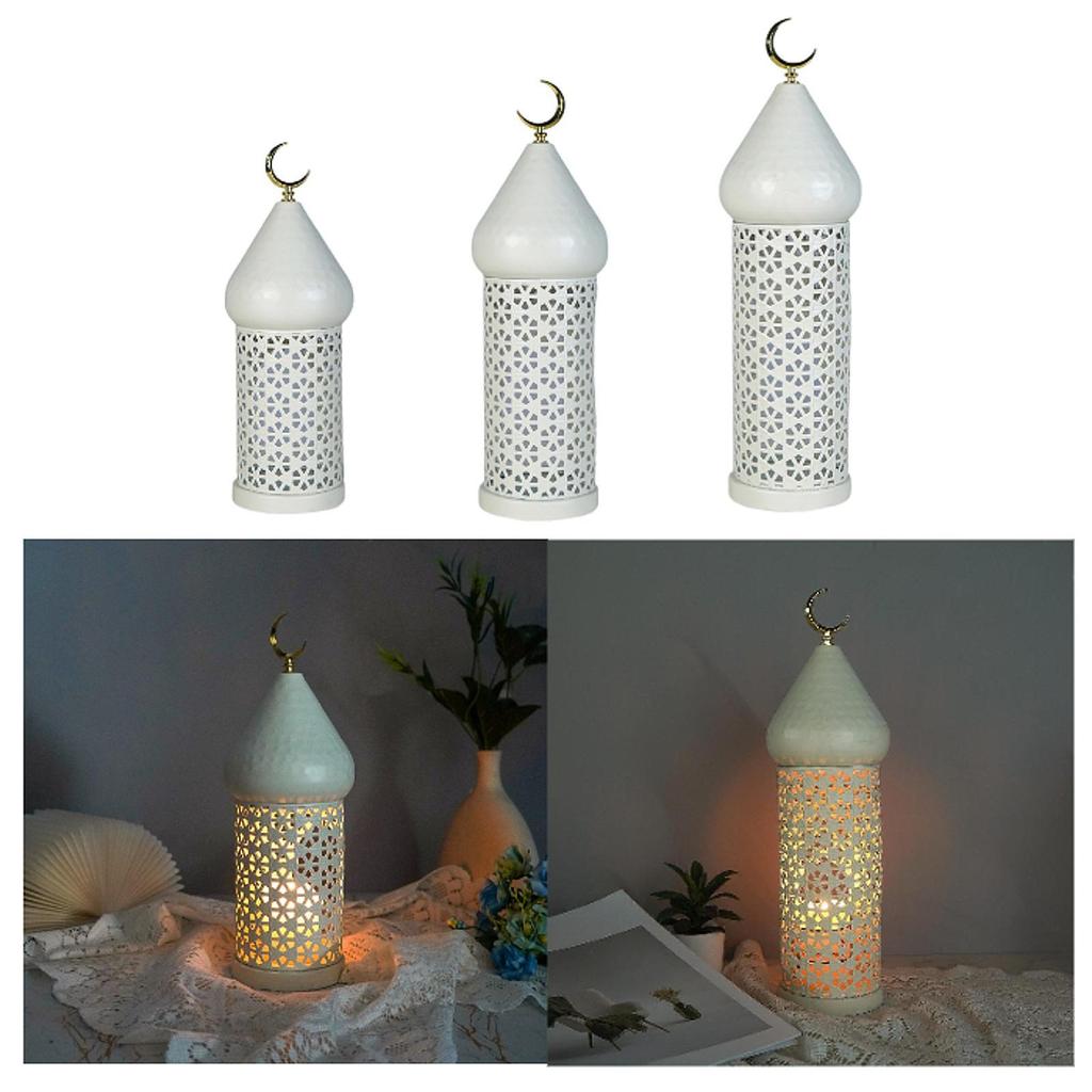 Decorative Candle Holder Ramadan Decoration Tea Light Holder Tabletop Ornament for Indoor Weddings Holiday Mantel Dining Room