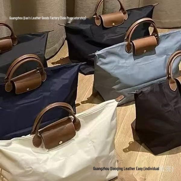 Wysokiej jakości Wodoodporna Torba Tote z Nylonu z Wkładką Smoka - Unisex Duża Pojemność Torba Podręczna na Ramię i na Krzyż