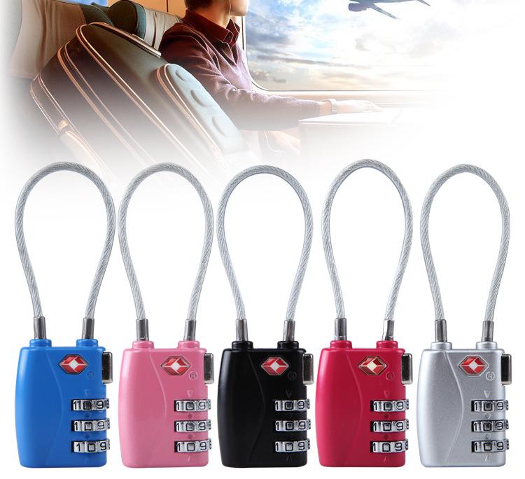 Jashijie TSA 719 Lucchetto Mini Valigia con Logo, Lucchetto a Combinazione Doganale