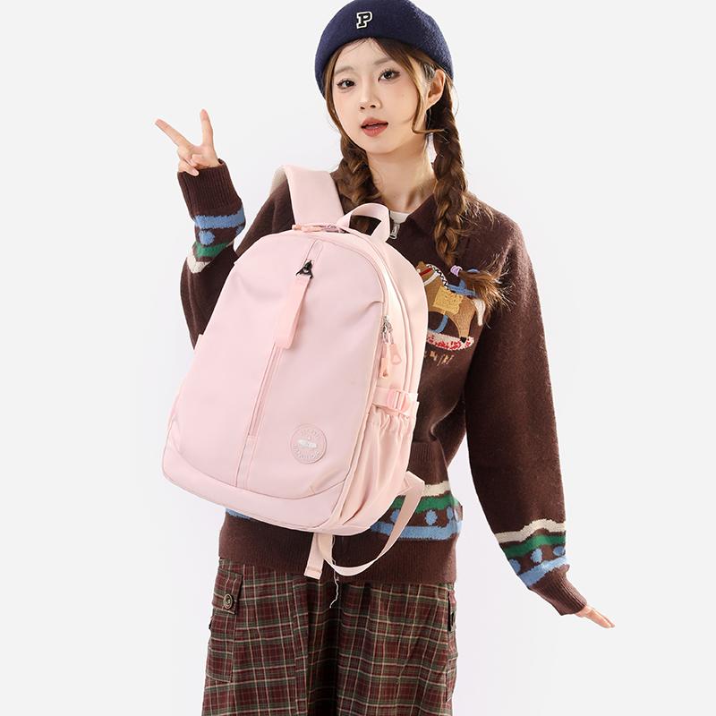 2026 New Burden Reducing Girl's Backpack Large Capacity Lightweight Waterproof Nylon School Bags Multi-layer Thickened Shoulder Strap Student Ruckpack
