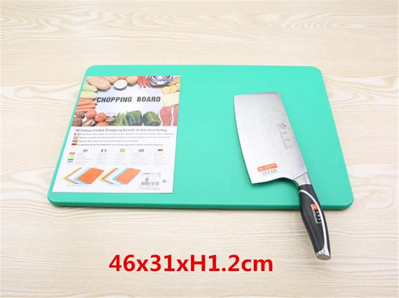 Thickening Chelf Food Board Kitchen Household Polyethylene Resin Plastic Large Cutting Chopping Fruit Knife Bamboo Cutting Board