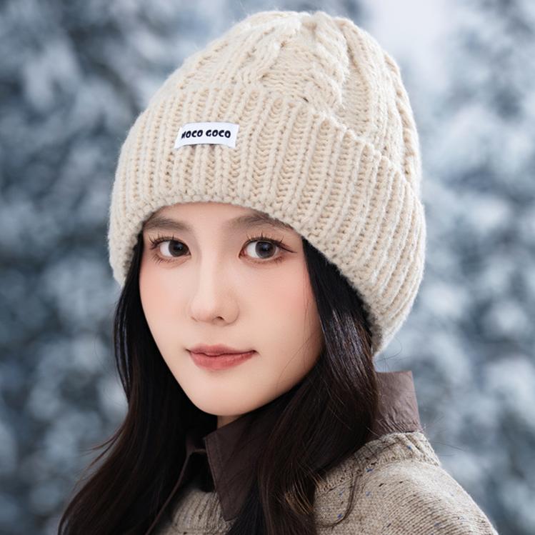 Loose Wool Hat Women's Autumn and Winter Windproof Warm Ear Protection Hat Head Hat