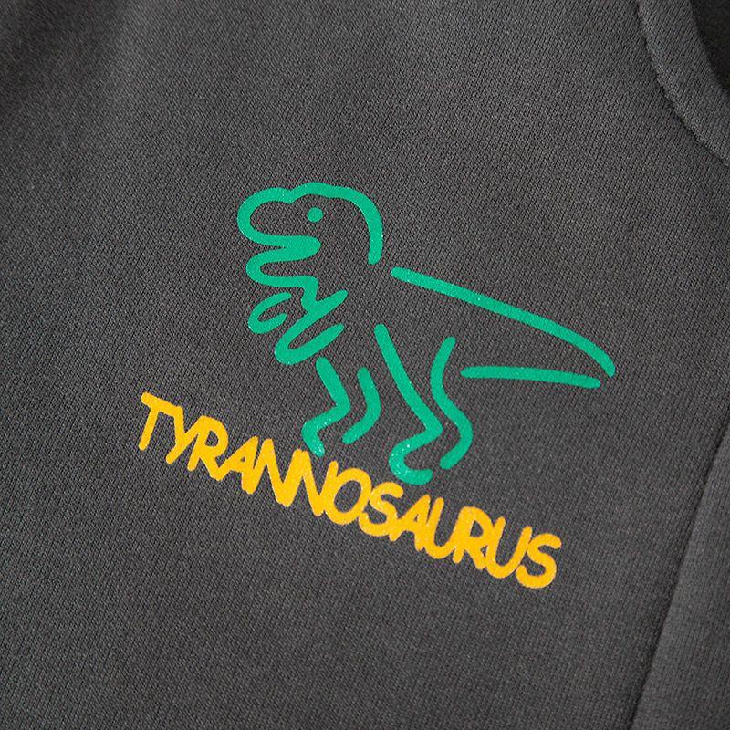 Children's Clothing Spring and Autumn Boys' Dinosaur Jogger Pants Sports Pants Children's Casual Trousers Boys' Mid-Waist Pure Color Sweatpants