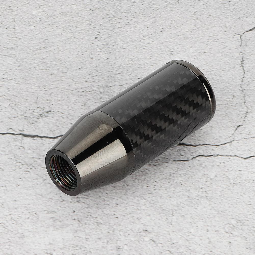 Universal Aluminum Alloy Carbon Fiber Car Auto Manual Gear Shift Stick Knob Head Shifter