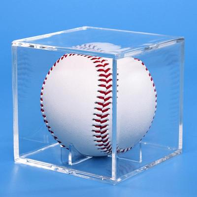 Acrylic Baseball Display Case - Transparent, Dustproof Storage Box