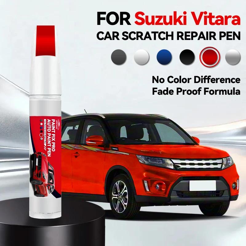Exklusives Fahrzeugzubehör für Suzuki Vitara Autolack Reparaturstift Touch-Up Kratzerentferner DIY Auto Zubehör Weiß Silber YH O
