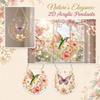 2D Acrylic Hanging Home Decor with and Butterfly Design - Flat Acrylic Wall for Living Room, Bedroom, Decoration