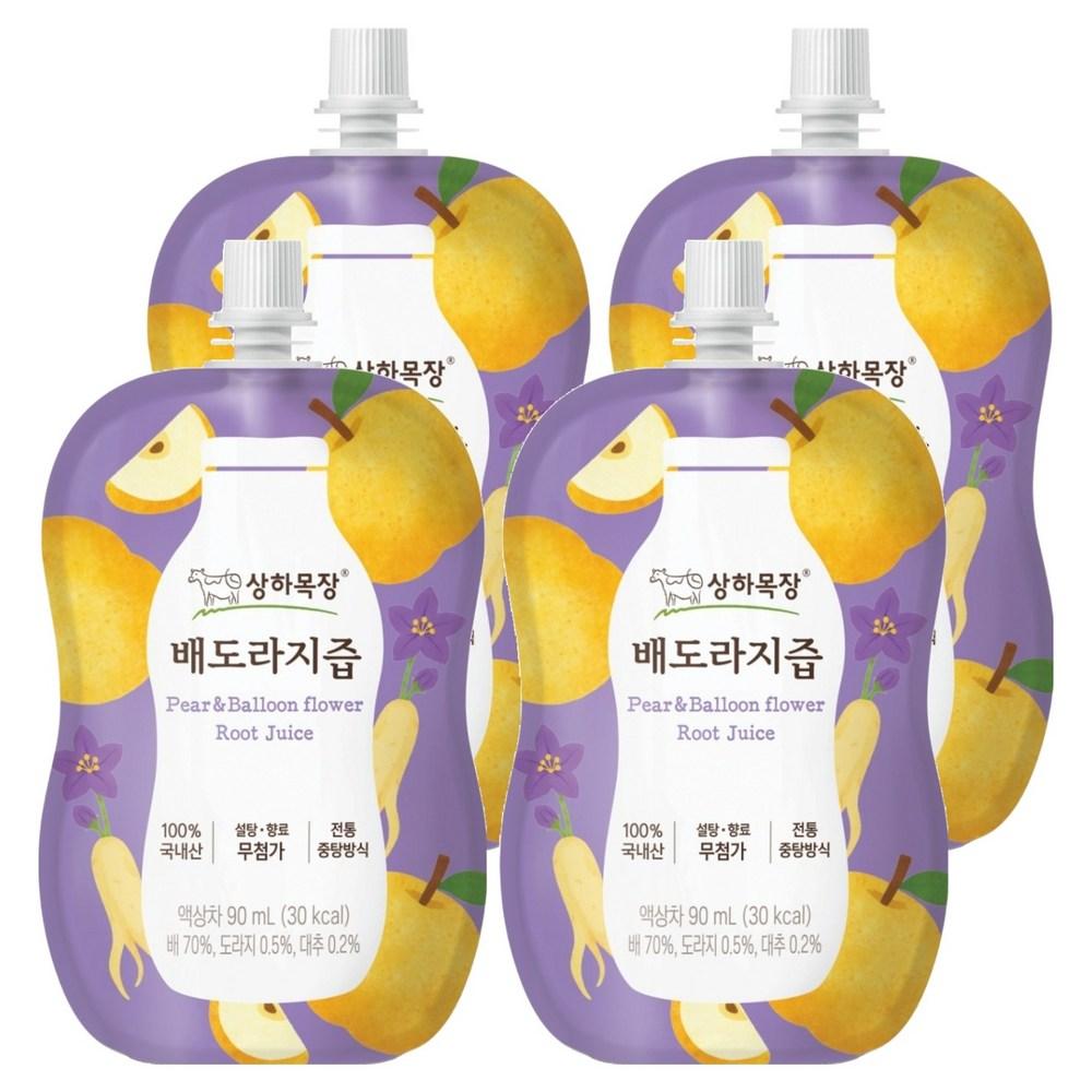 Sangha Ranch Pear and Balloon Flower Root Juice 90ml 4 Pcs
