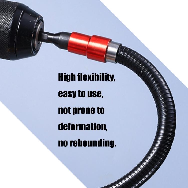 180 Degree Angled Drill Bit Extension Double Direction Hex Shanks Bit Holders Featuring Reinforced Locking Collar Design
