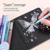 Set of 6-24 Metallic Glitter Gel Pens 1.0 mm Color Ballpoint Pen Book Card Long Lasting Writing Drawing Marking Coloring DIY Art