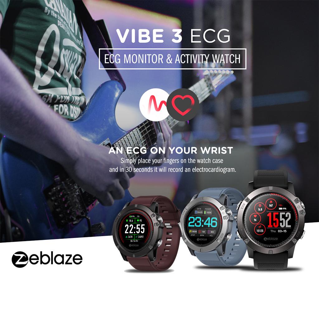 zeblaze vibe 3 ecg smart watch
