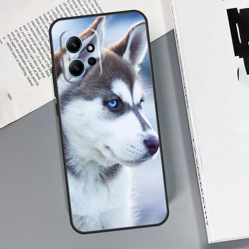Animal Husky Puppy Case For Xiaomi Redmi Note 14 Pro 10 11 12 13 15 Pro Cover For Redmi 15 13C 12C 10C 14C 15C