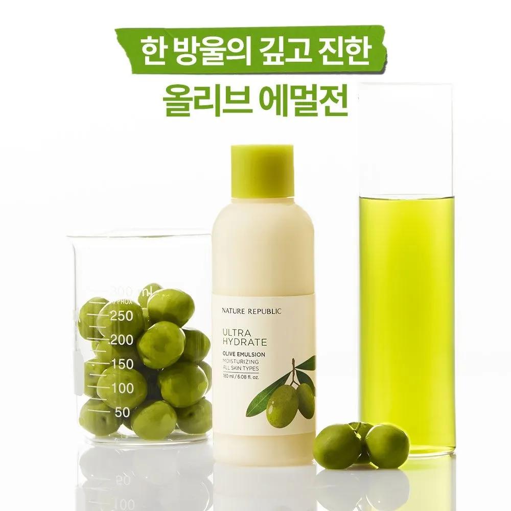 1+1 Nature Republic Truly Moisturizing Olive Toner 180ml